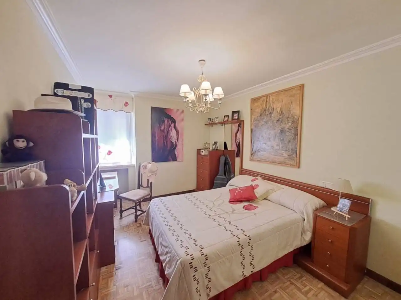 Bedroom of Flat for sale in Burgos  with Heating, Terrace and Alarm