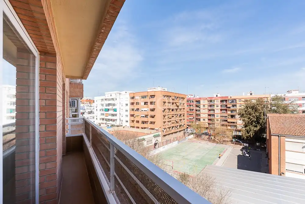 Bedroom of Flat for rent in Valencia  with Air Conditioner, Heating and Parquet flooring