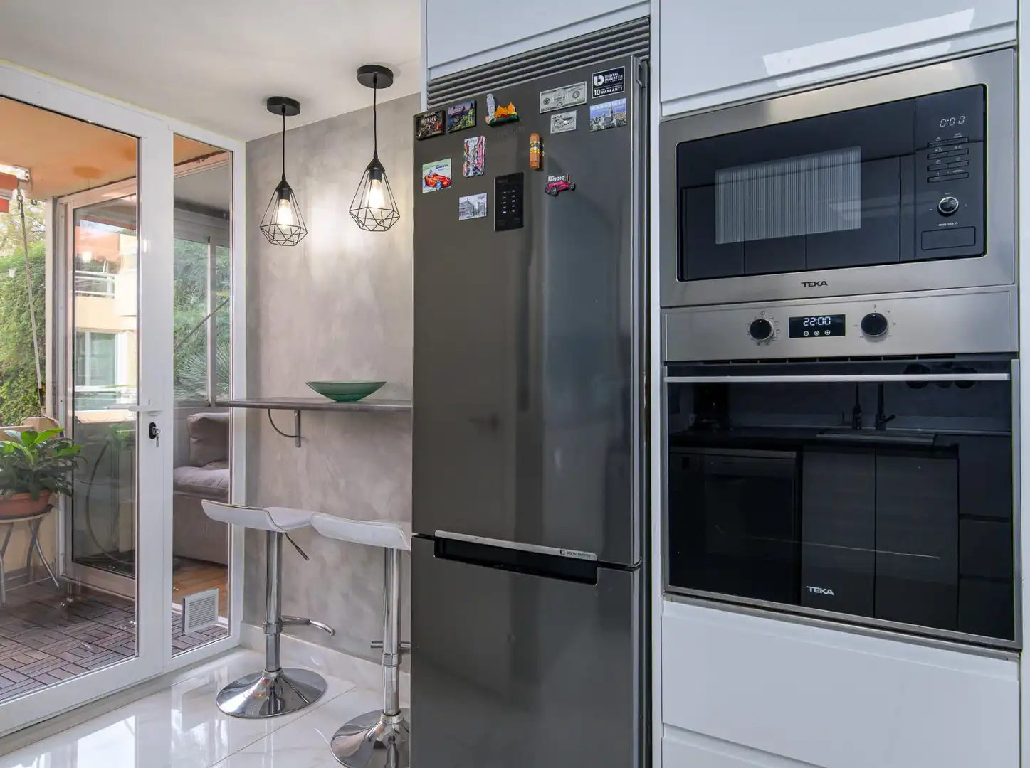 Cocina de Dúplex en venta en  Palma de Mallorca con Aire acondicionado, Calefacción y Jardín privado