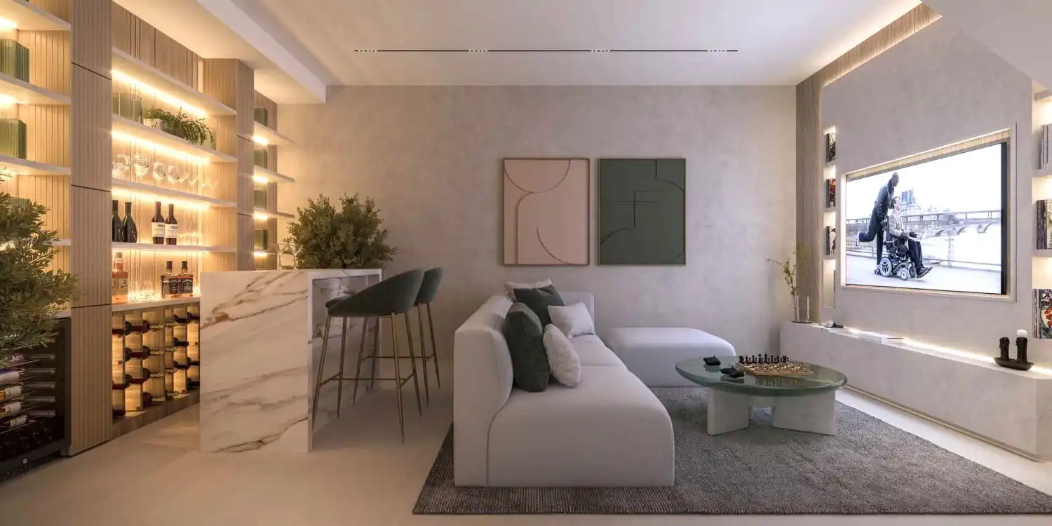 Sala d'estar de Casa adosada en venda en Málaga amb Calefacció, Parquet i Terrassa