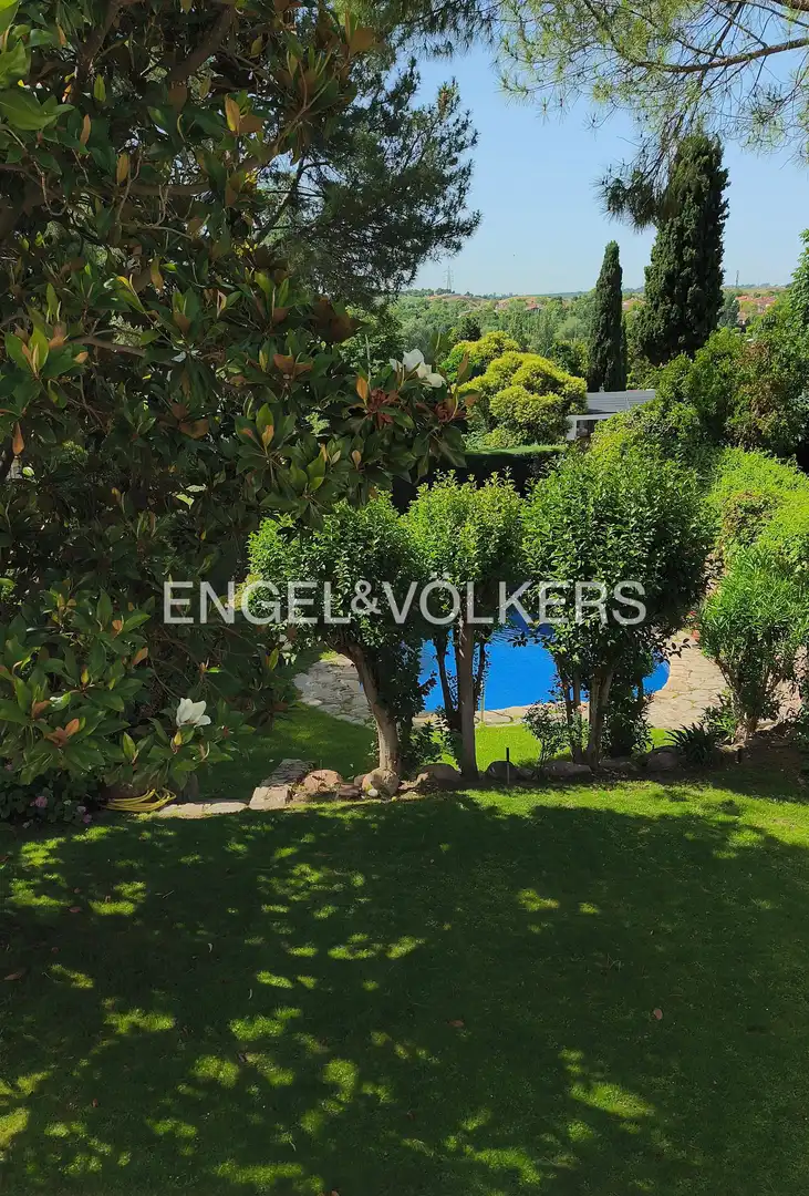 Piscina de Casa o chalet en venta en Madrid con Aire acondicionado, Calefacción y Jardín privado