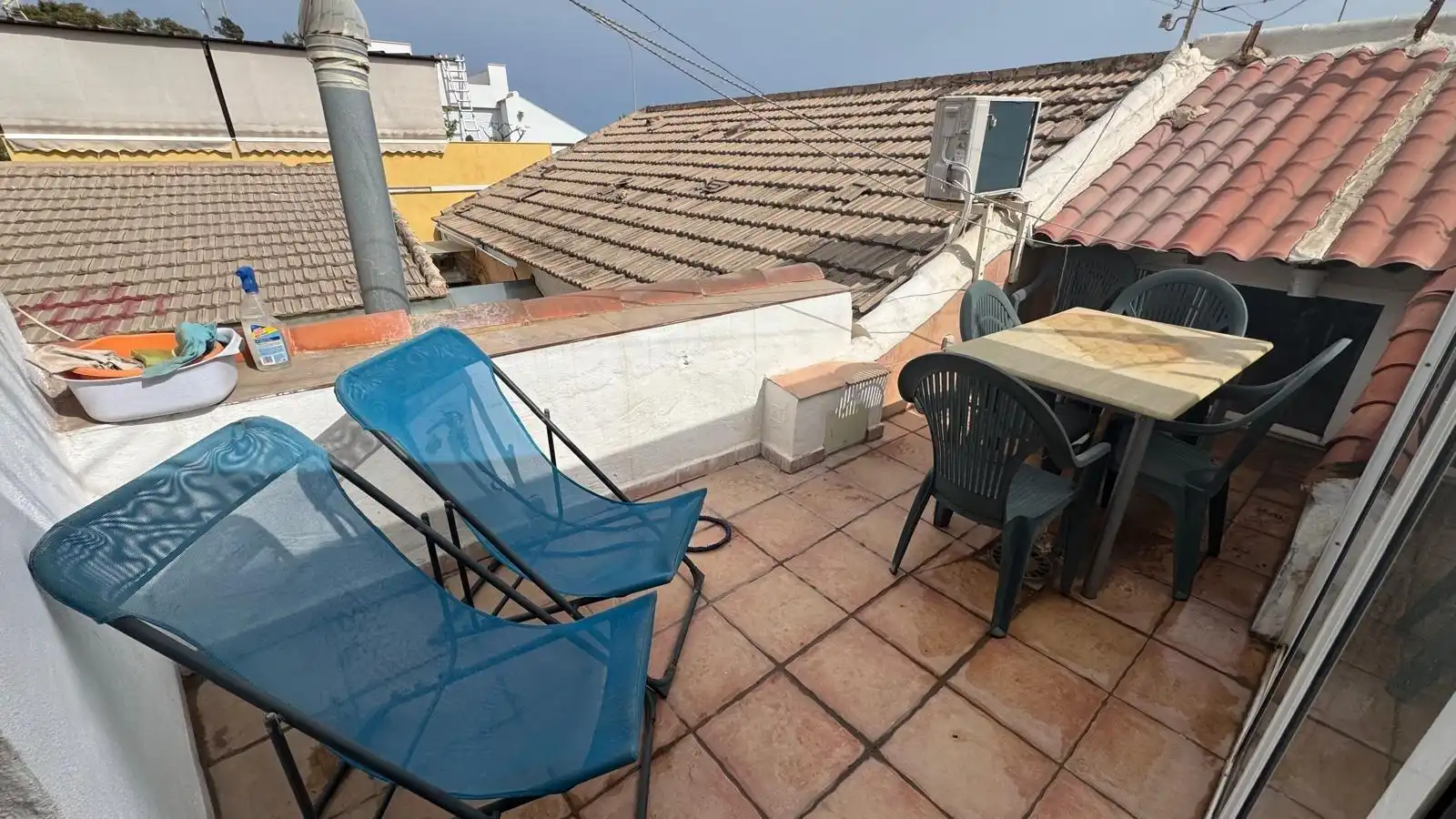 Terraza de Casa adosada de alquiler en Málaga con Aire acondicionado y Terraza