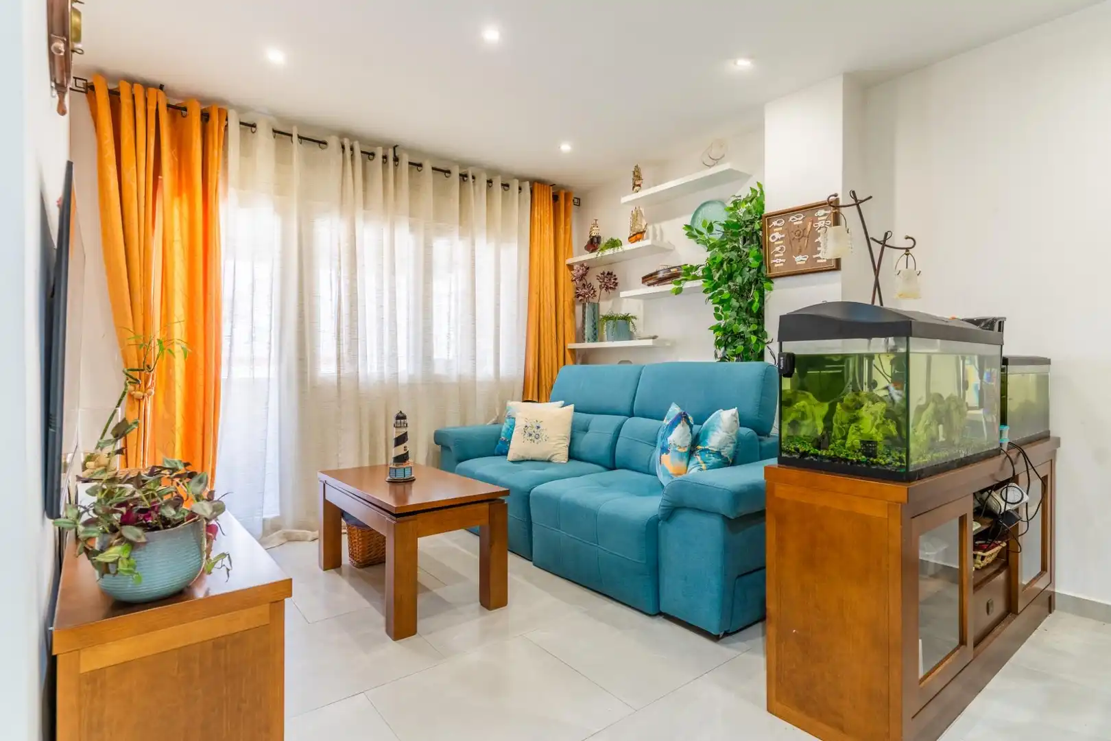 Wohnzimmer von Wohnung zum Verkauf in San Fernando mit Klimaanlage, Heizung und Terrasse