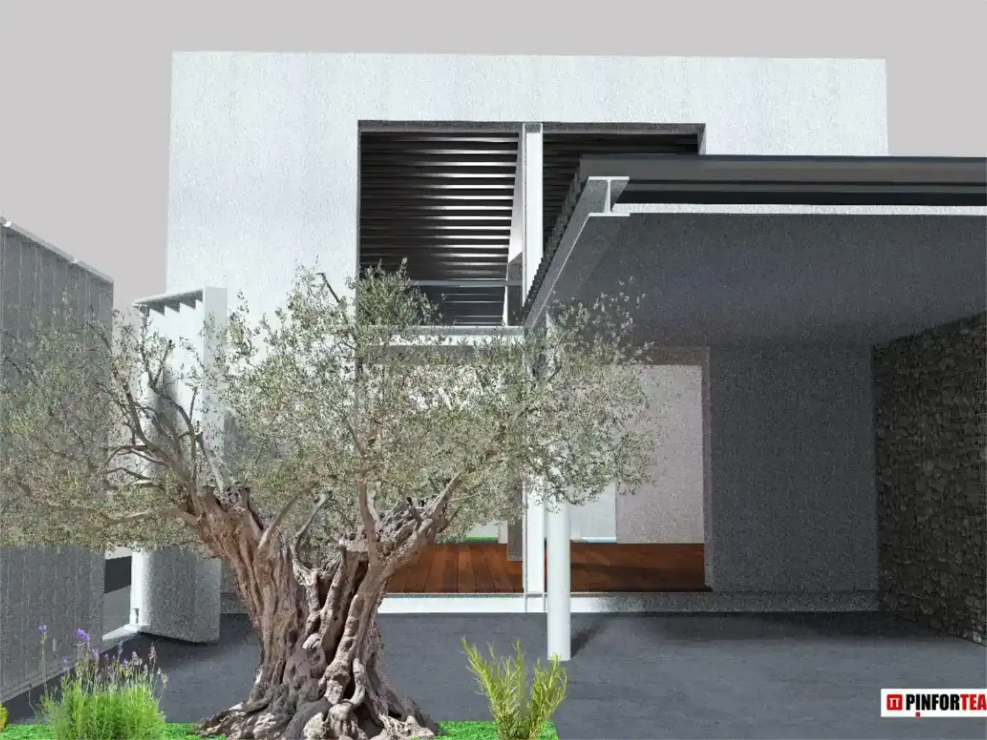 Vista exterior de Pis en venda en Ossa de Montiel amb Aire condicionat, Jardí privat i Parquet