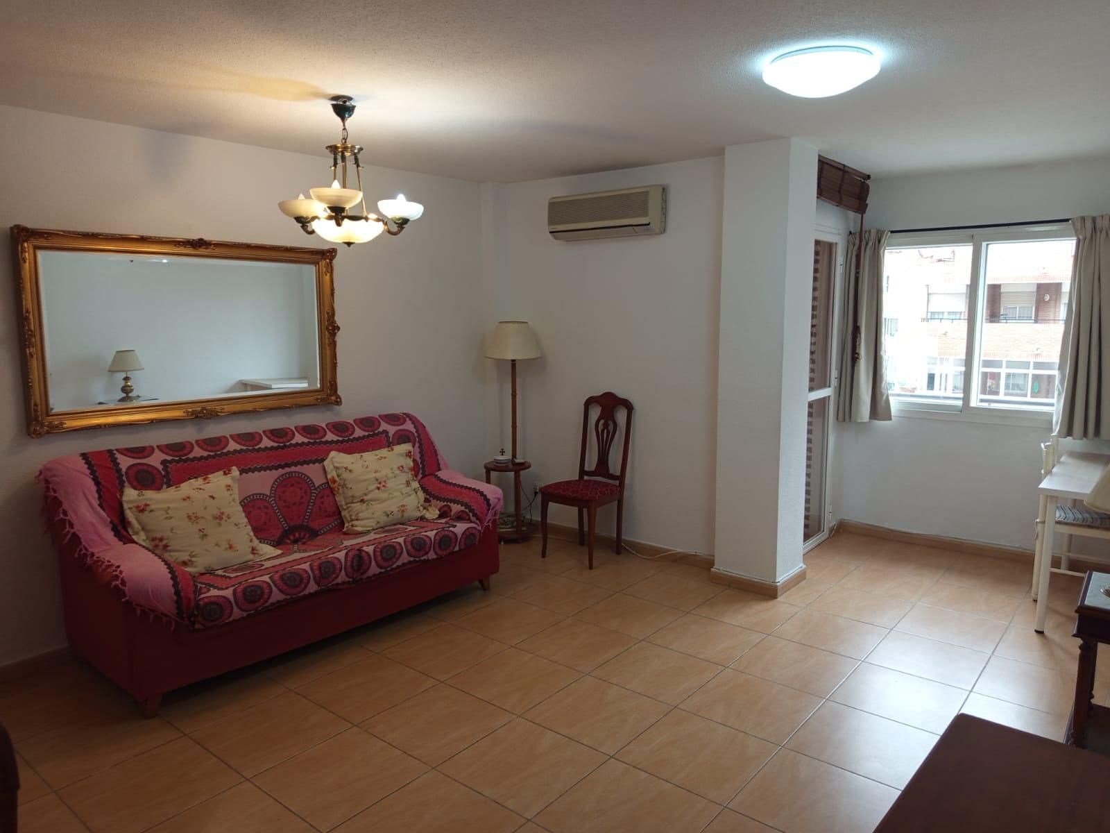 Sala de estar de Piso de alquiler en Málaga Capital con Terraza y Balcón