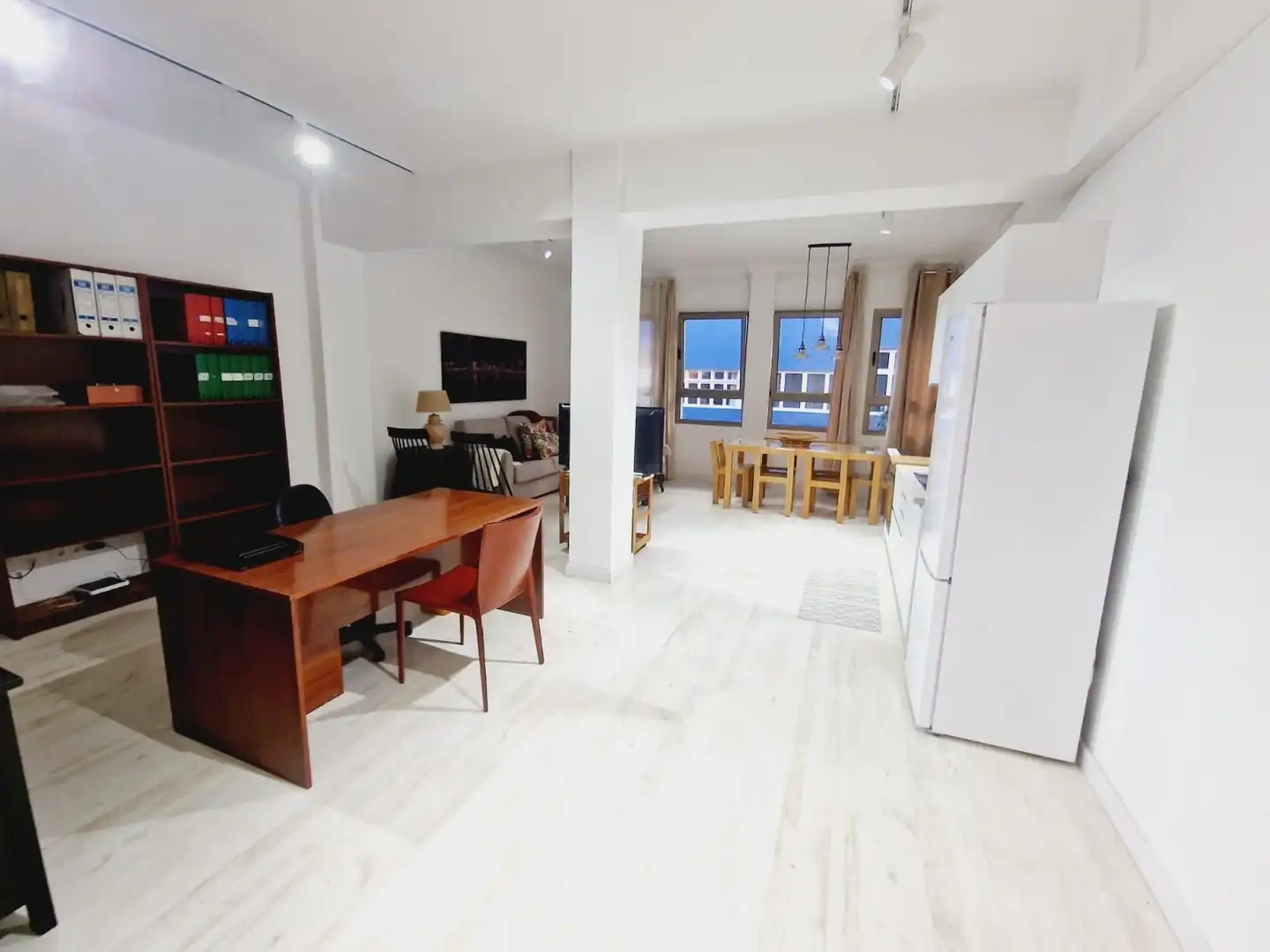 Sala d'estar de Apartament de lloguer en Las Palmas de Gran Canaria amb Moblat