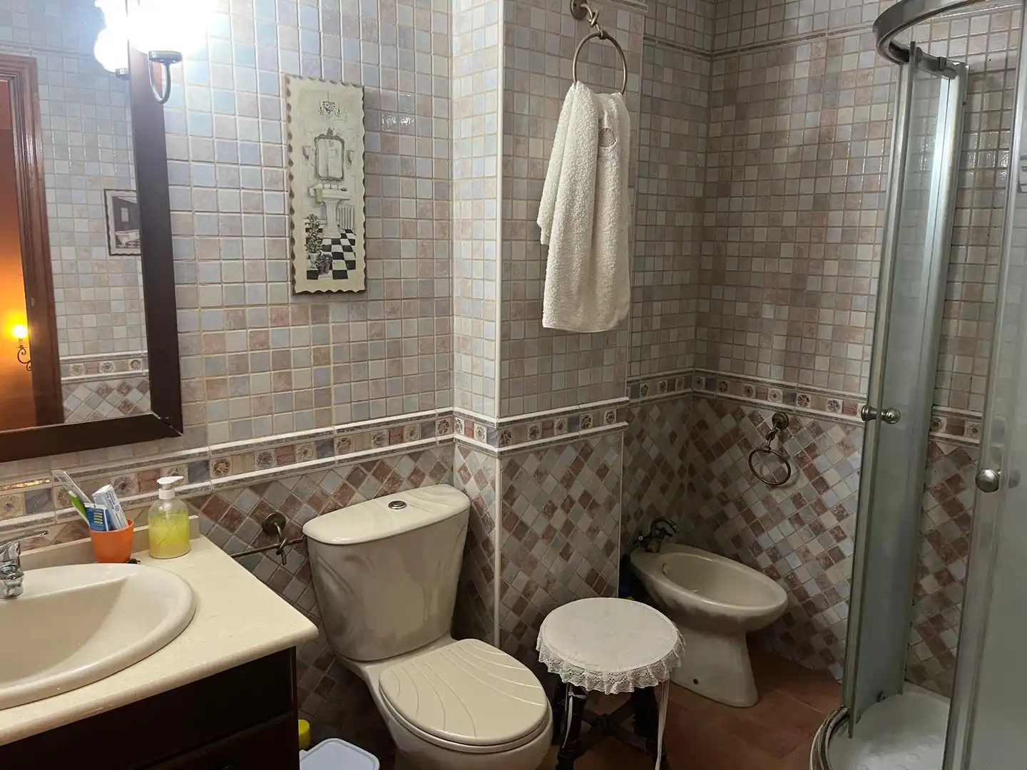 Baño de Casa adosada en venta en La Rinconada con Aire acondicionado y Terraza
