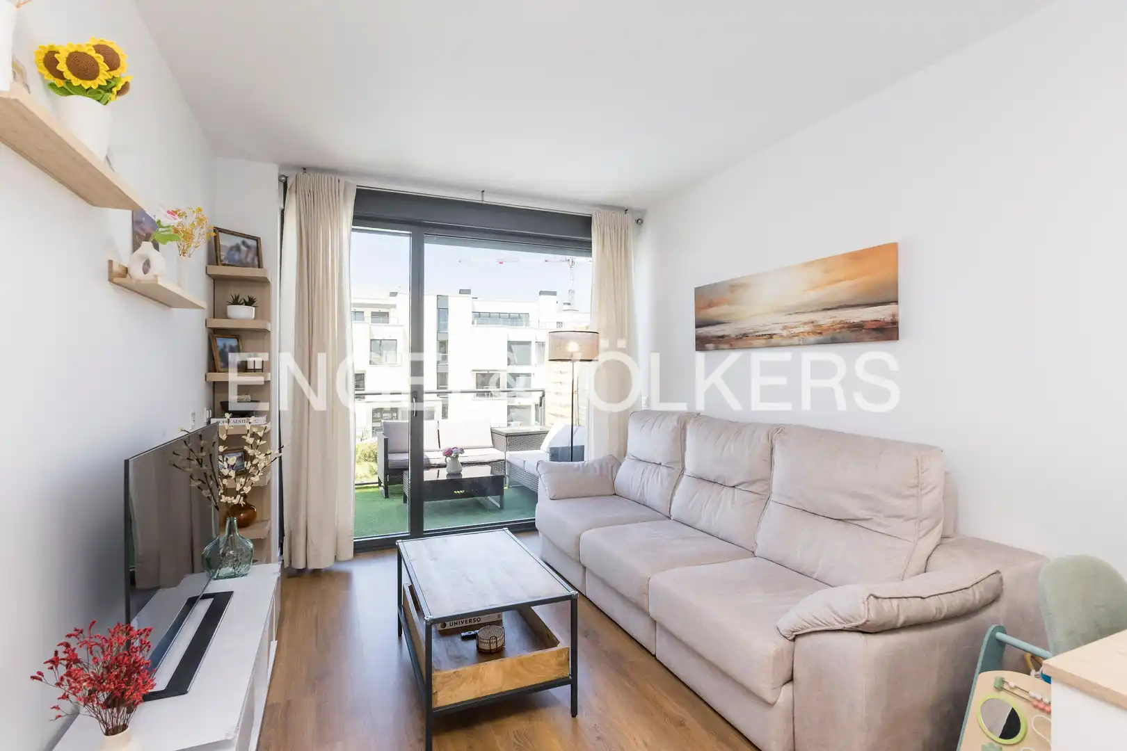 Balcony of Flat for rent in San Sebastián de los Reyes  with Air Conditioner, Heating and Terrace