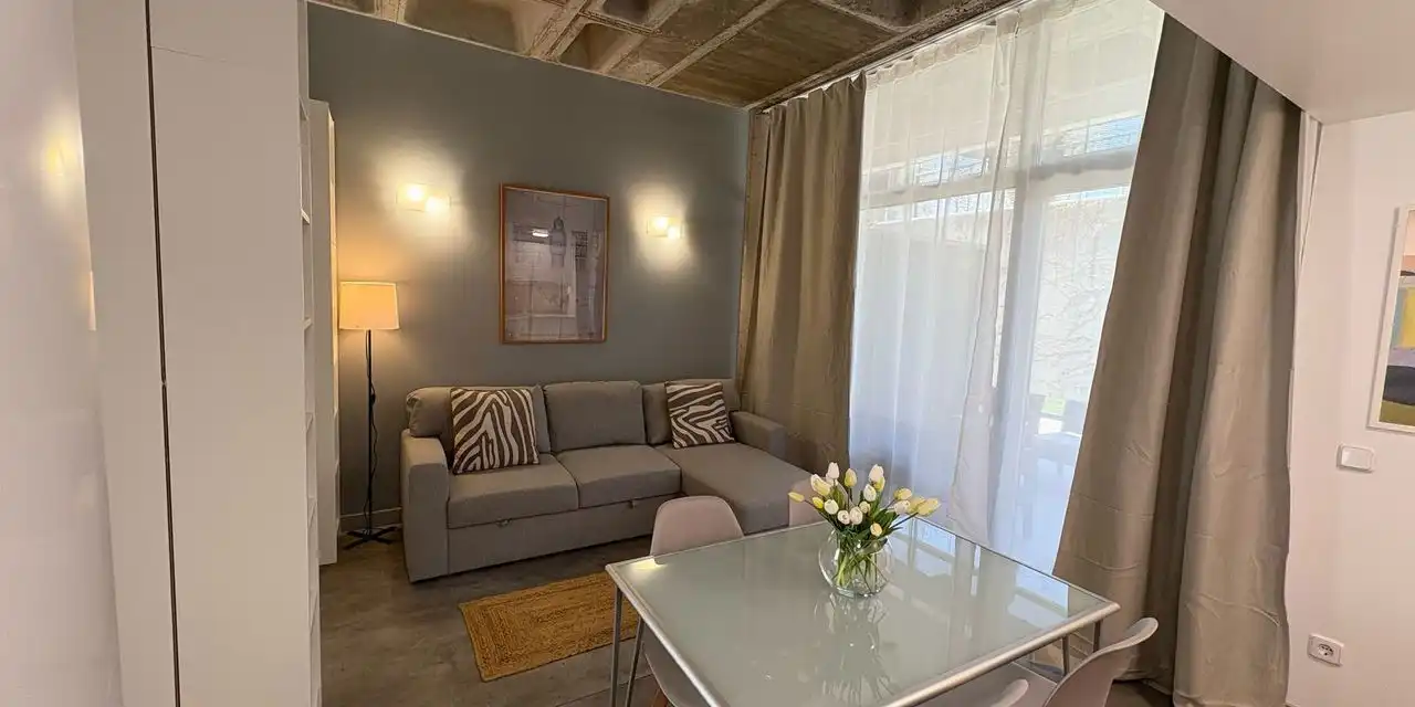 Living room of Lofts for rent in Las Rozas de Madrid  with Air Conditioner, Terrace and Swimming Pool