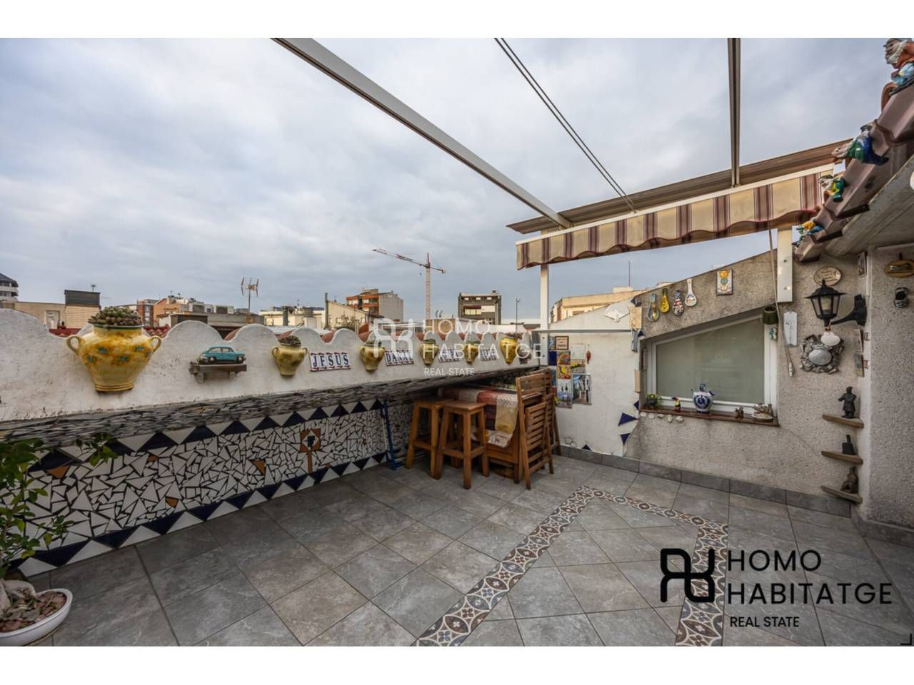 Terrasse von Maisonette zum Verkauf in Sabadell mit Heizung, Parkett und Terrasse