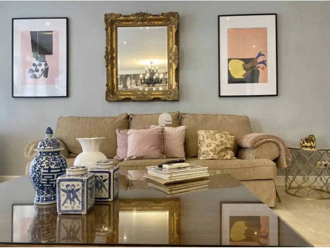 Living room of Flat for rent in Vélez-Málaga  with Air Conditioner and Terrace