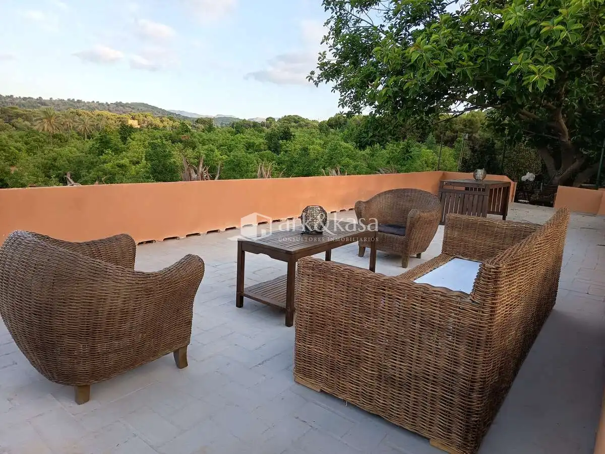 Terraza de Casa o chalet de alquiler en Sagunto / Sagunt con Aire acondicionado, Jardín privado y Terraza