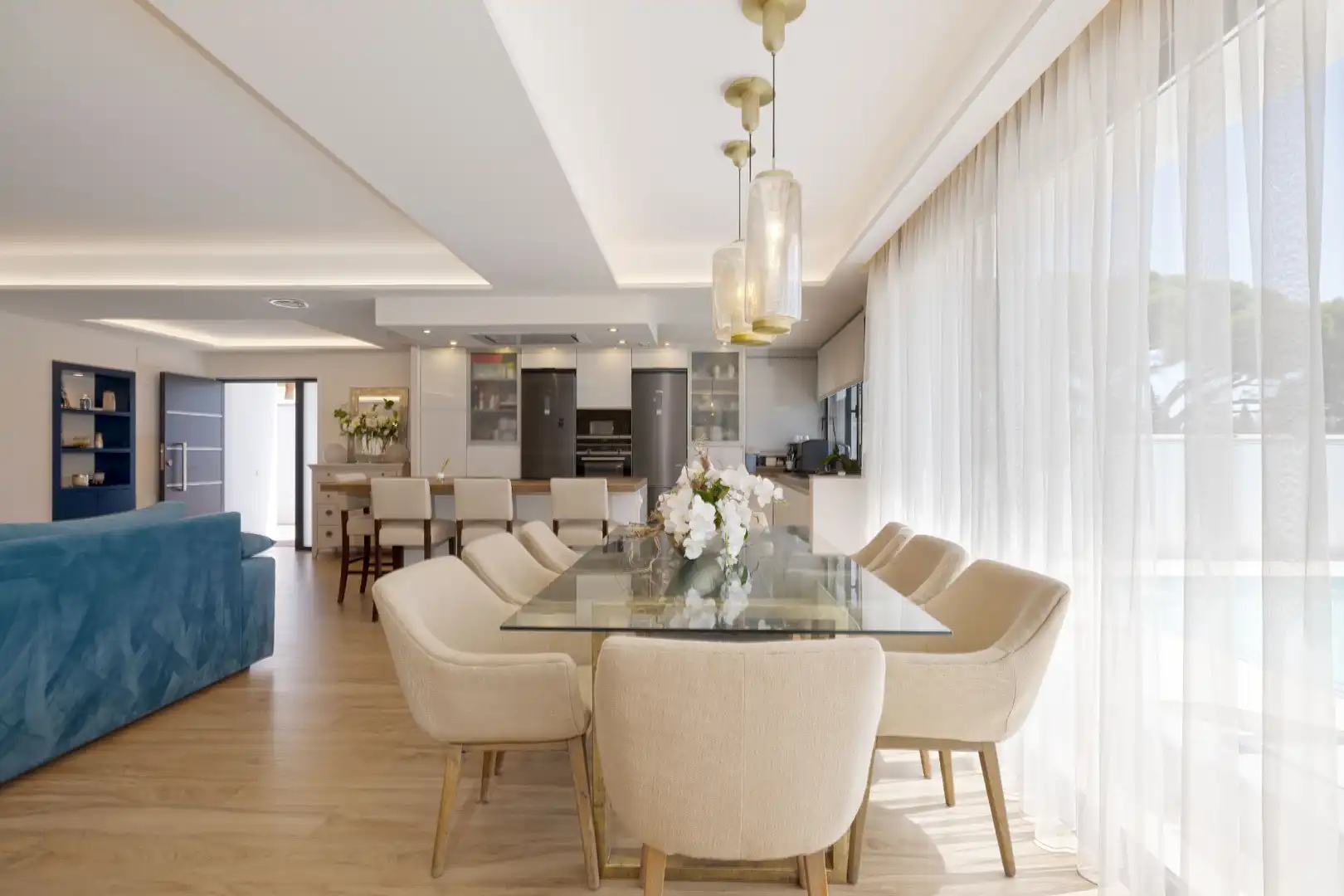 Comedor de Casa o chalet en venta en Marbella con Aire acondicionado, Calefacción y Jardín privado