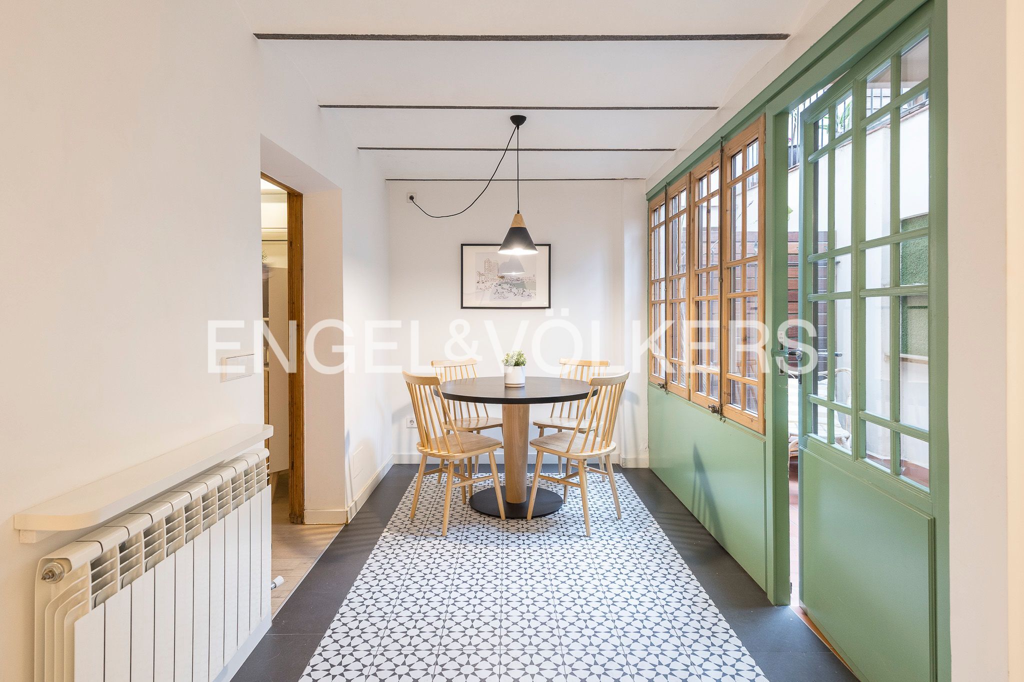 Menjador de Pis en venda en  Barcelona Capital amb Aire condicionat, Calefacció i Terrassa