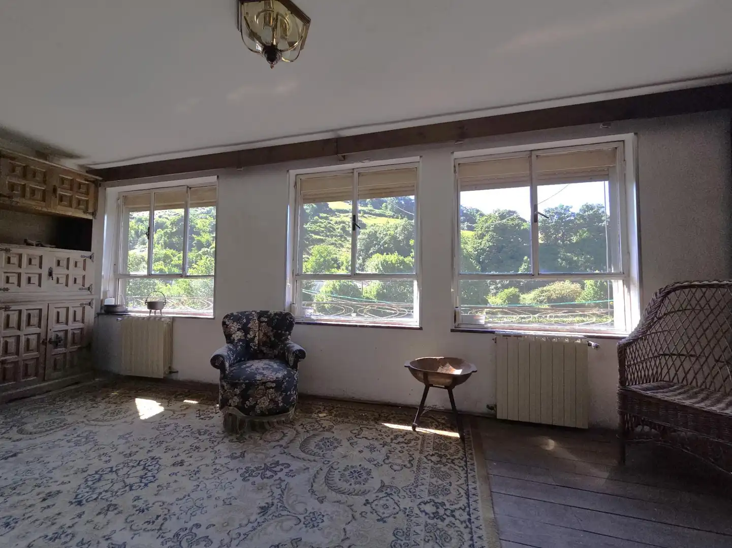 Sala de estar de Ático en venta en Teverga con Amueblado y Balcón