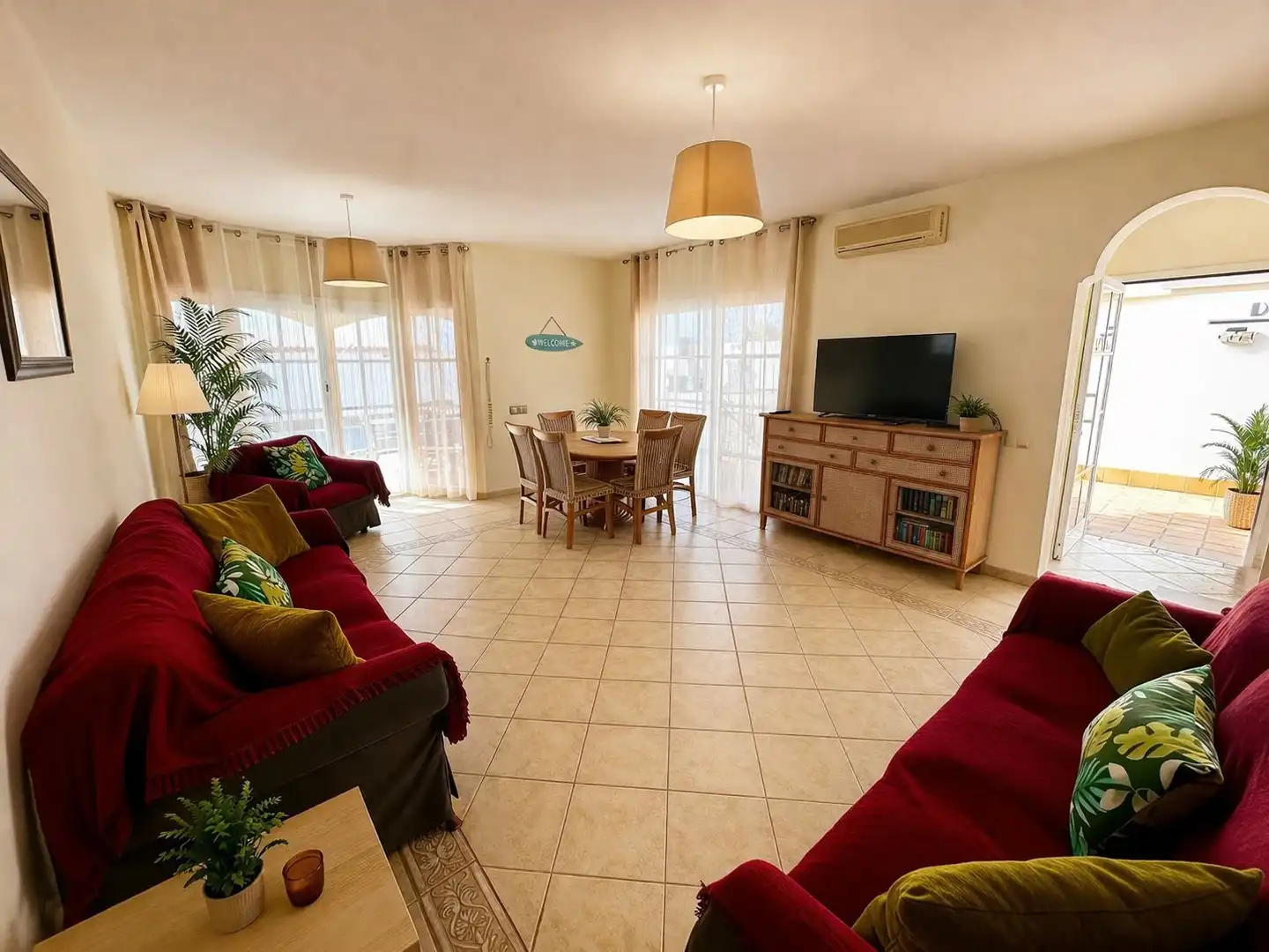 Sala de estar de Casa o chalet en venta en Antigua con Aire acondicionado, Calefacción y Jardín privado