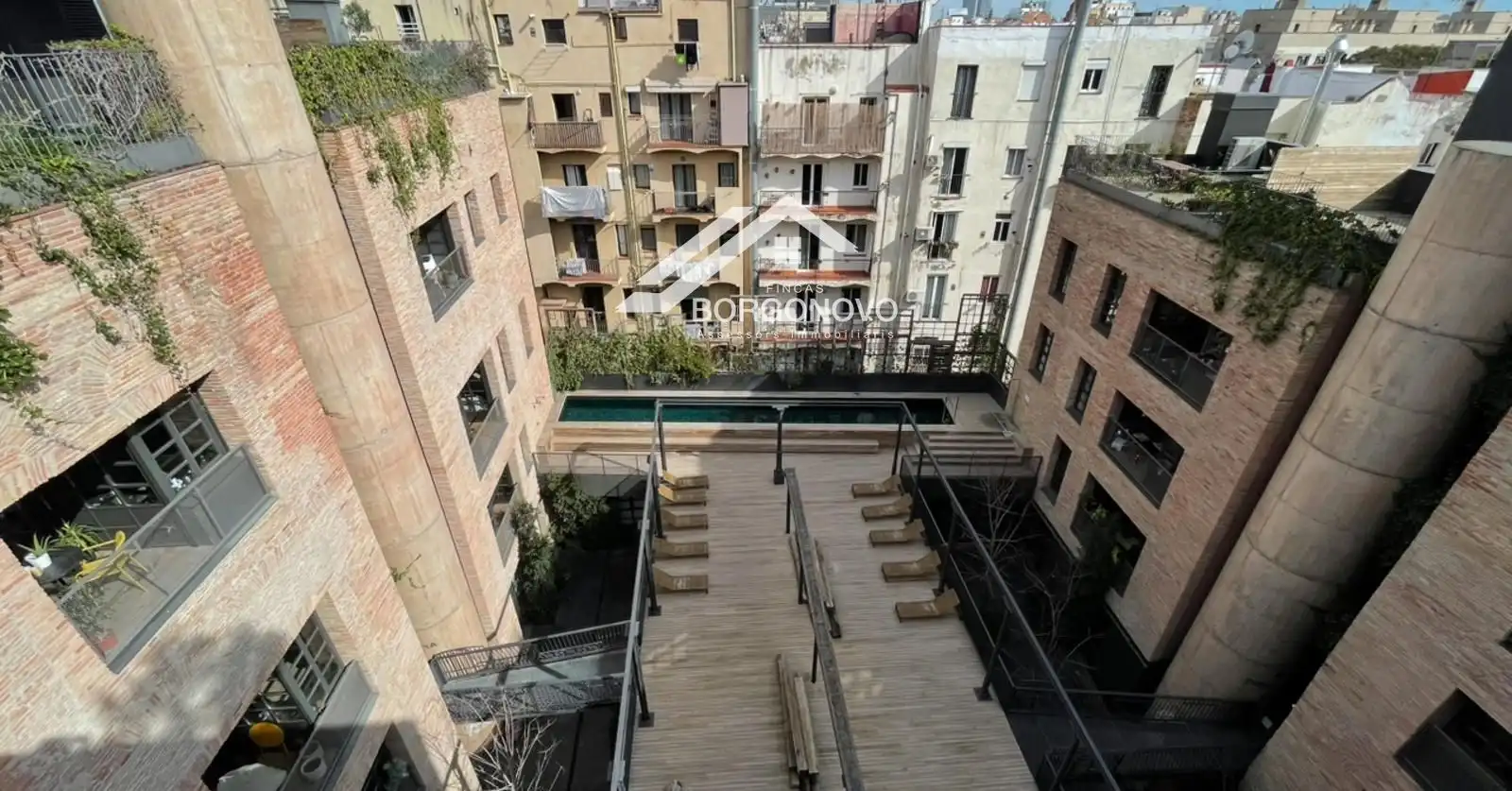 Terrassa de Pis de lloguer en Barcelona amb Aire condicionat, Calefacció i Terrassa