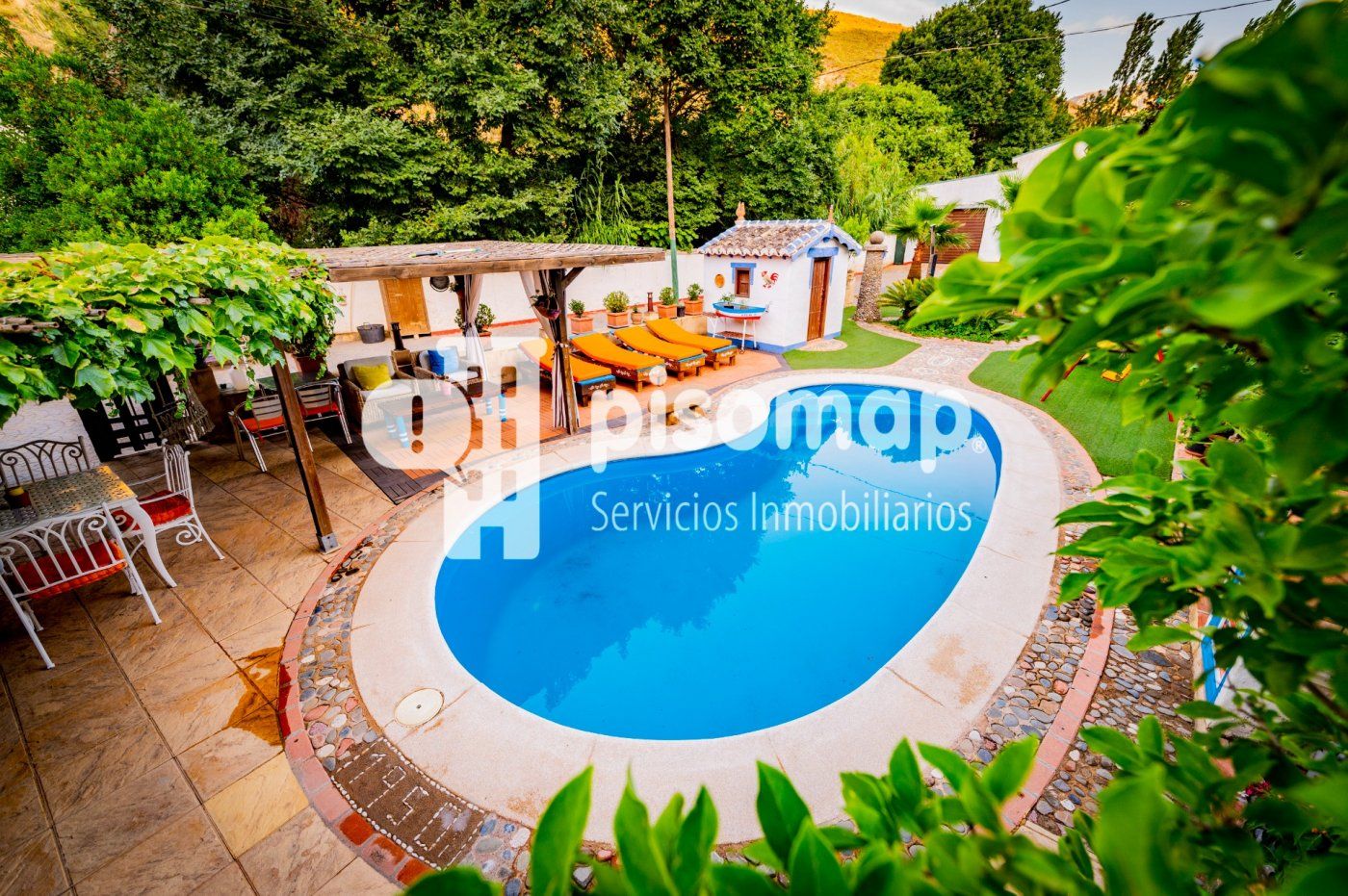Swimming pool of Country house for sale in Antequera  with Heating, Private garden and Terrace