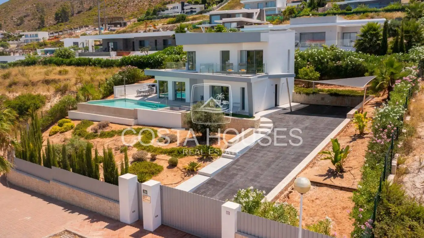 Exterior view of Houses for sale in Jávea / Xàbia  with Air Conditioner, Private garden and Terrace