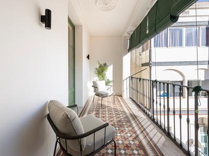 Balcony of Flat for sale in  Barcelona Capital  with Air Conditioner, Heating and Parquet flooring