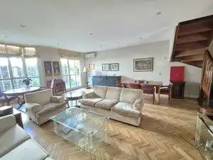 Living room of Houses for sale in Madrid  with Air Conditioner, Heating and Private garden