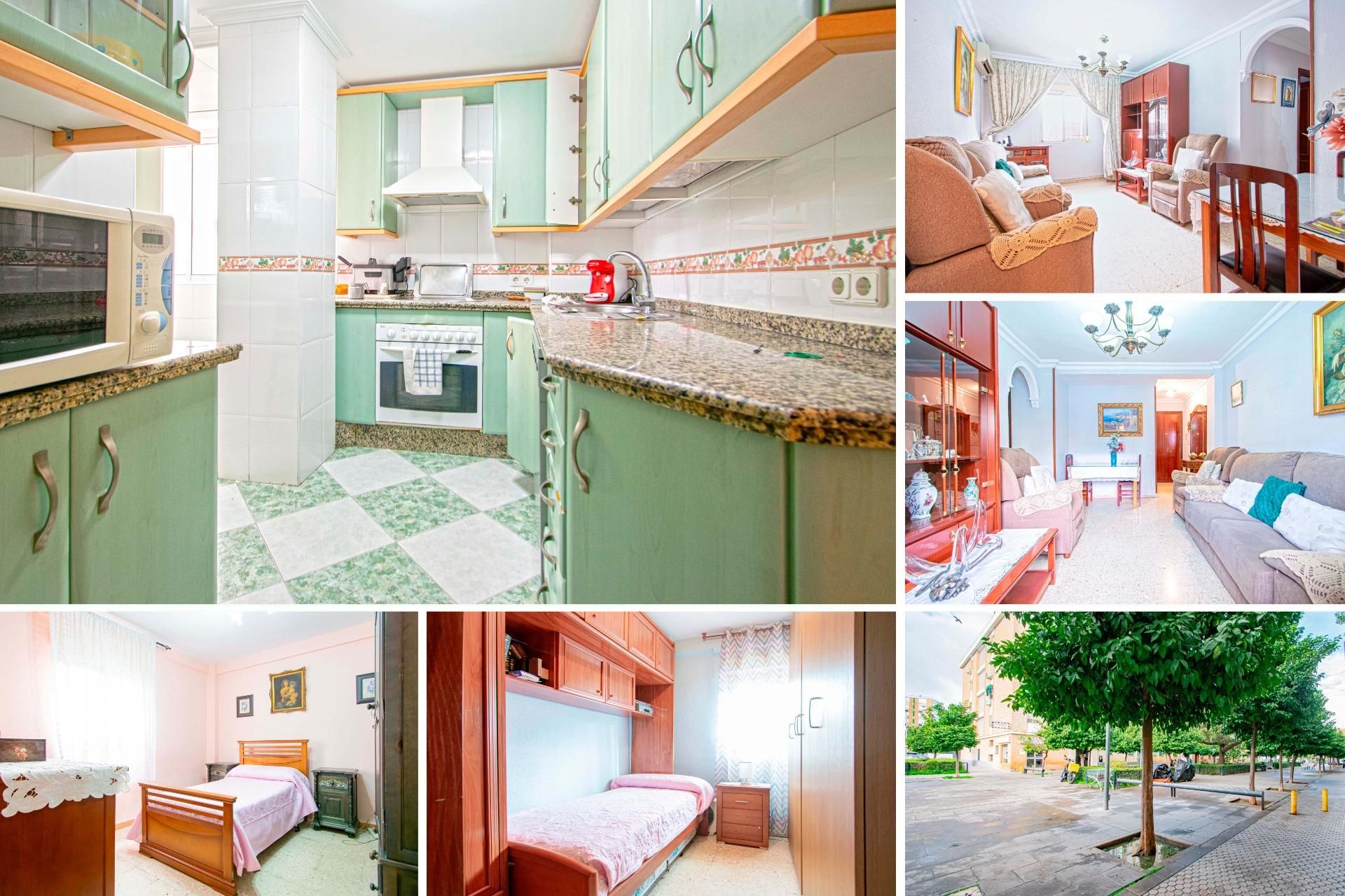 Kitchen of Planta baja for sale in  Sevilla Capital  with Air Conditioner