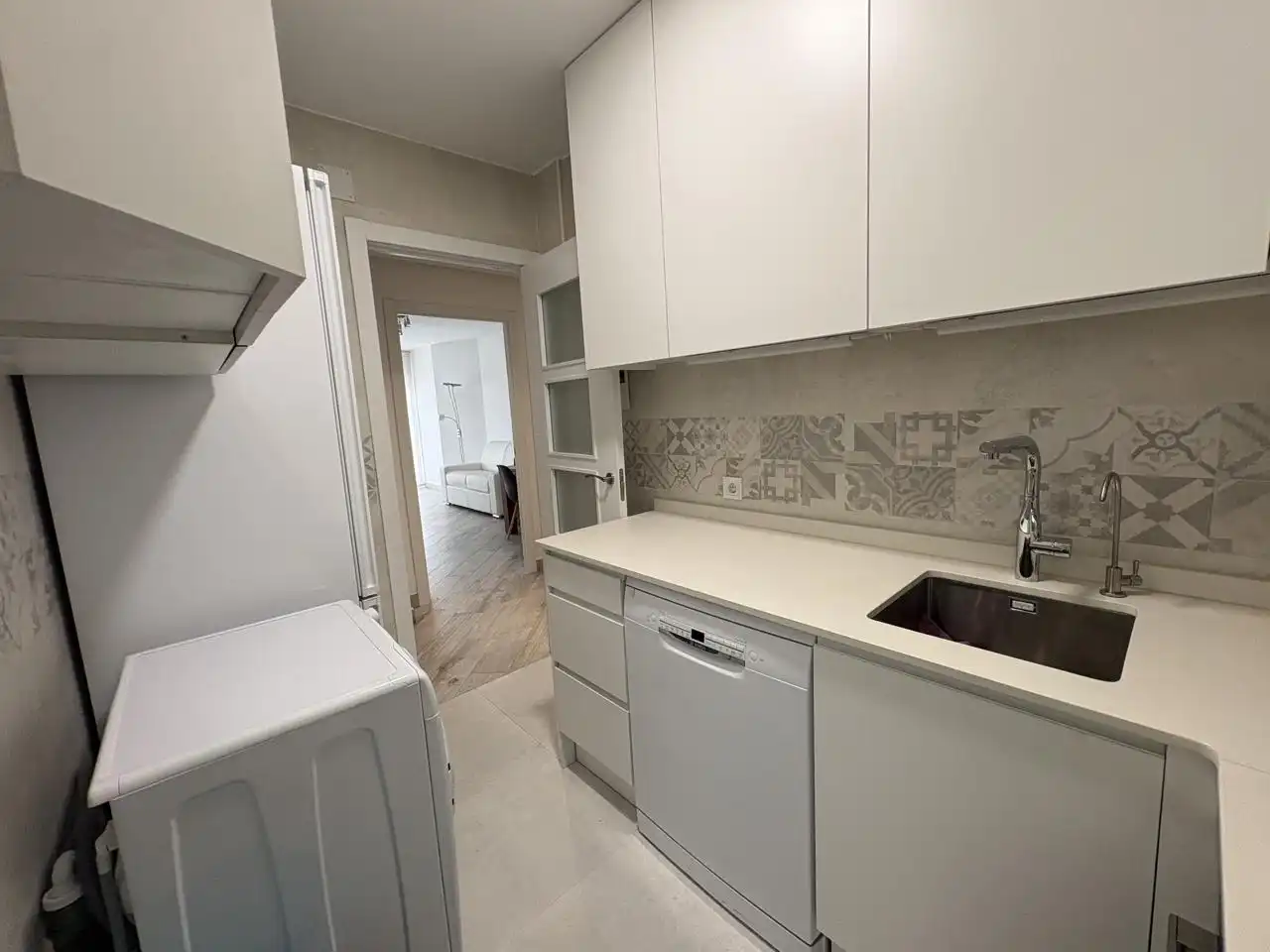Küche von Wohnung zur Miete in Madrid mit Heizung