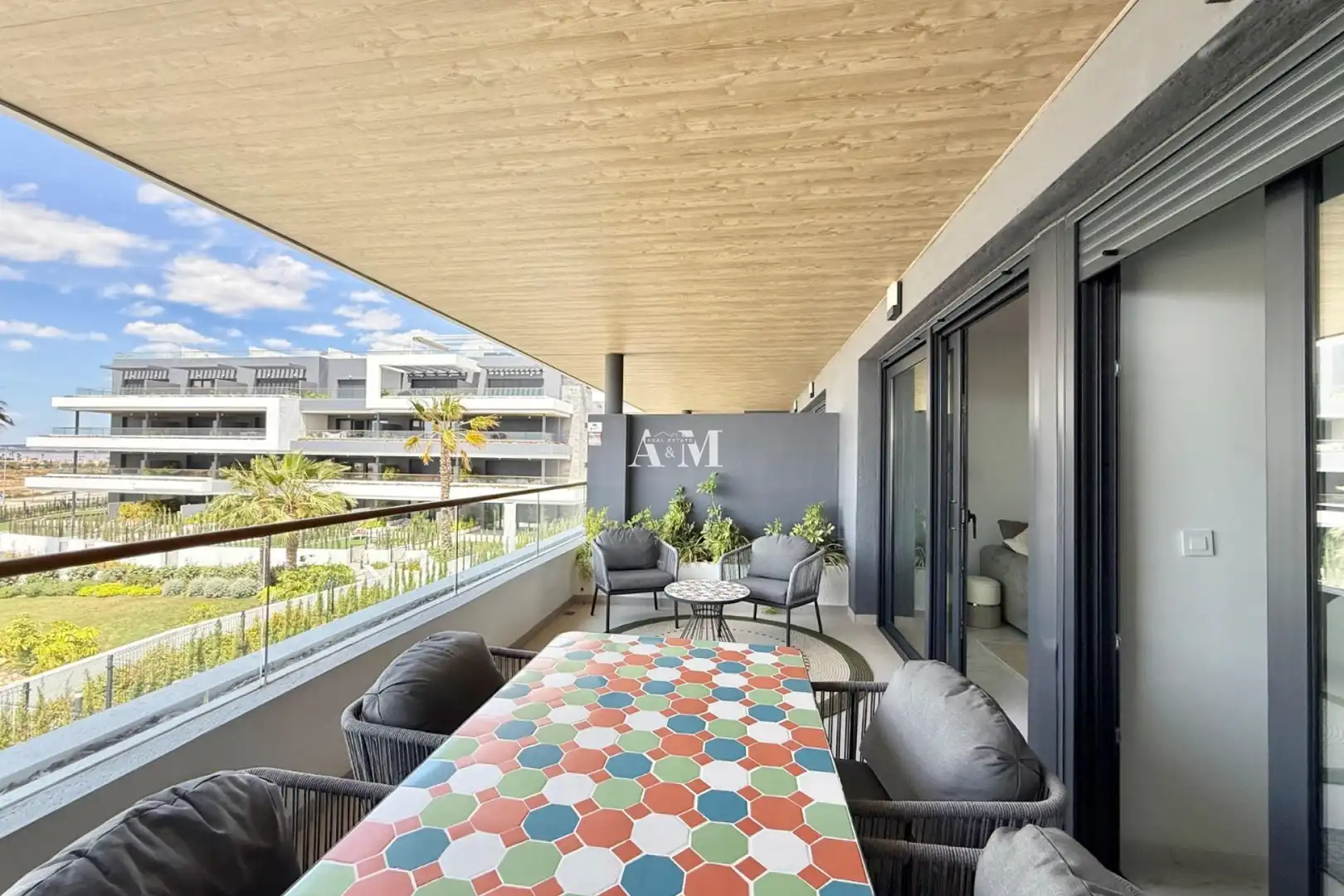 Terraza de Piso de alquiler en Torrevieja con Aire acondicionado, Calefacción y Terraza