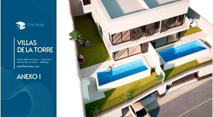 Exterior view of Single-family semi-detached for sale in Málaga Capital  with Air Conditioner, Private garden and Terrace