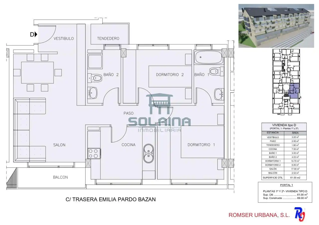 Apartments for sale in Ourense Capital   with Heating, Terrace and Balcony