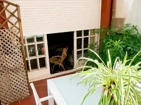 Balcony of Flat for sale in Badalona  with Air Conditioner