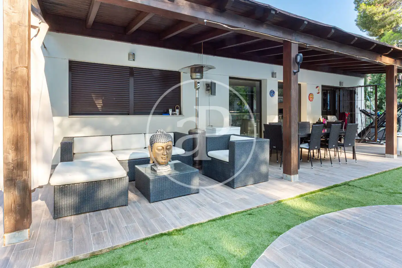 Terrace of Houses for sale in Chiva  with Air Conditioner, Heating and Private garden