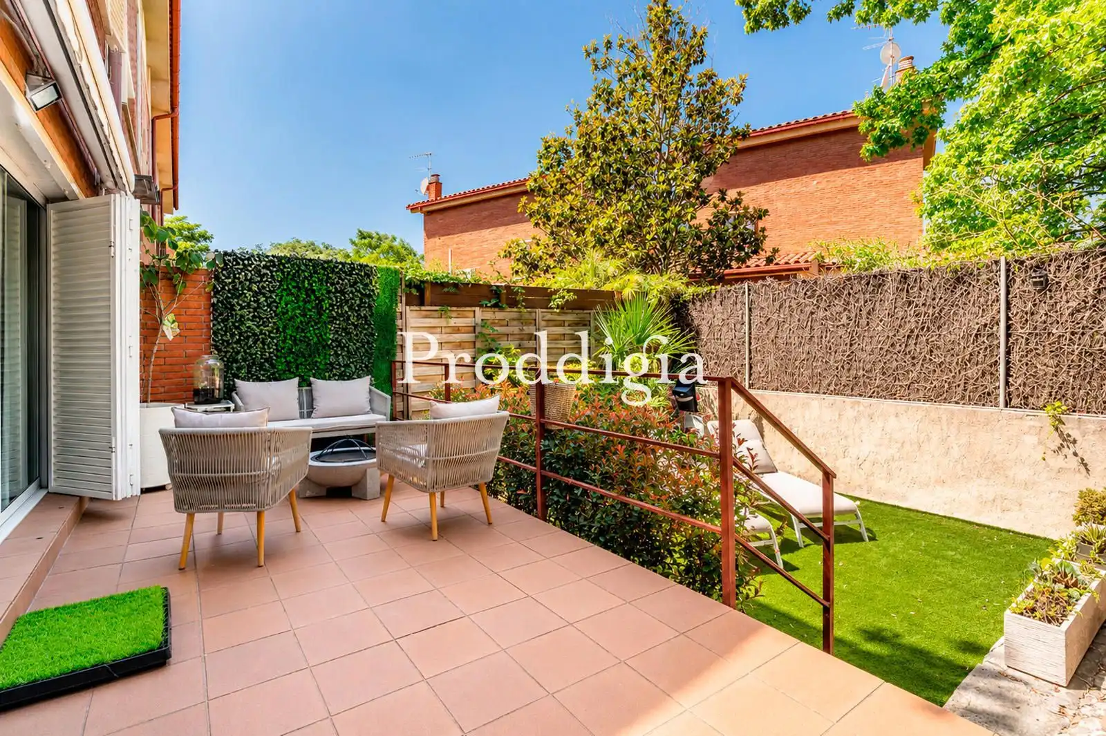 Terrace of Detached homes for sale in Sant Cugat del Vallès  with Air Conditioner, Heating and Private garden