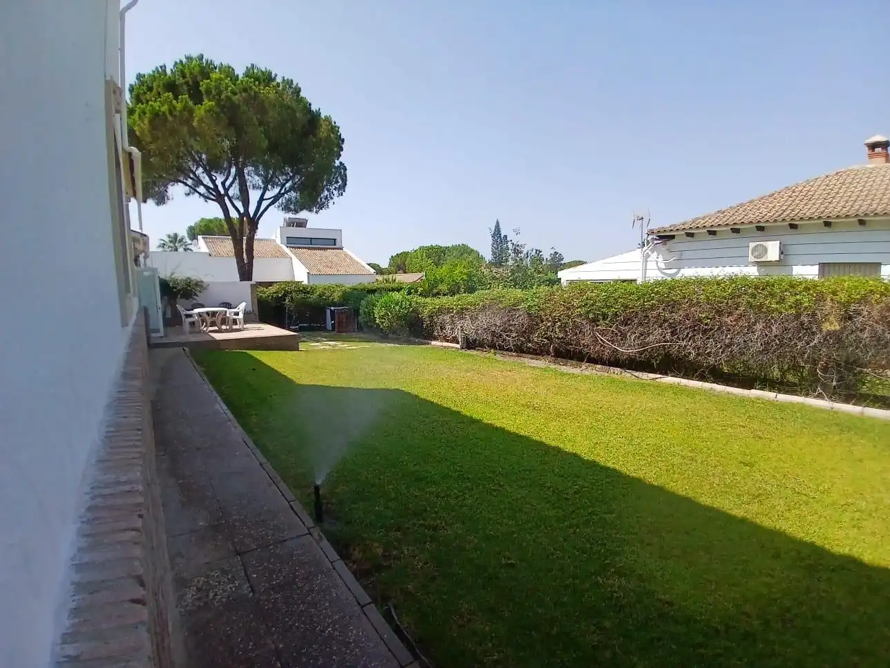 Garten von Haus oder Chalet zum Verkauf in Aljaraque mit Heizung, Privatgarten und Schwimmbad