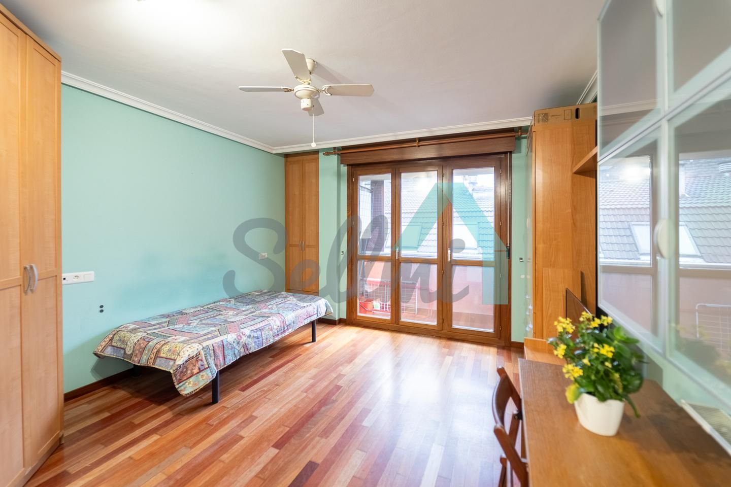 Bedroom of Study to rent in Oviedo   with Heating, Parquet flooring and Terrace
