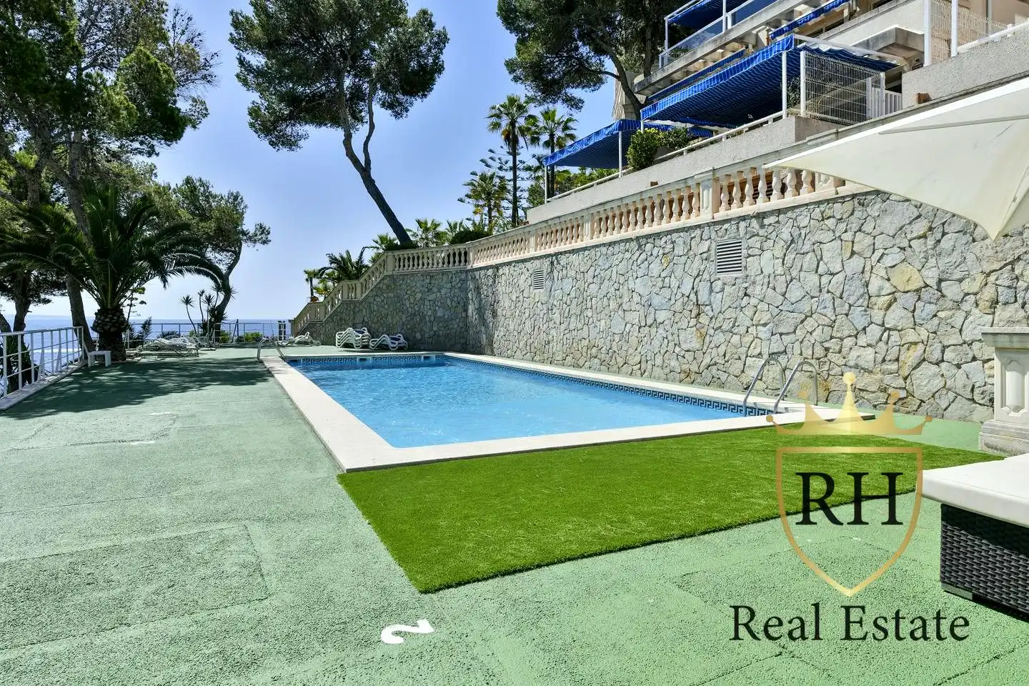 Piscina de Dúplex en venta en Calvià con Aire acondicionado, Calefacción y Terraza