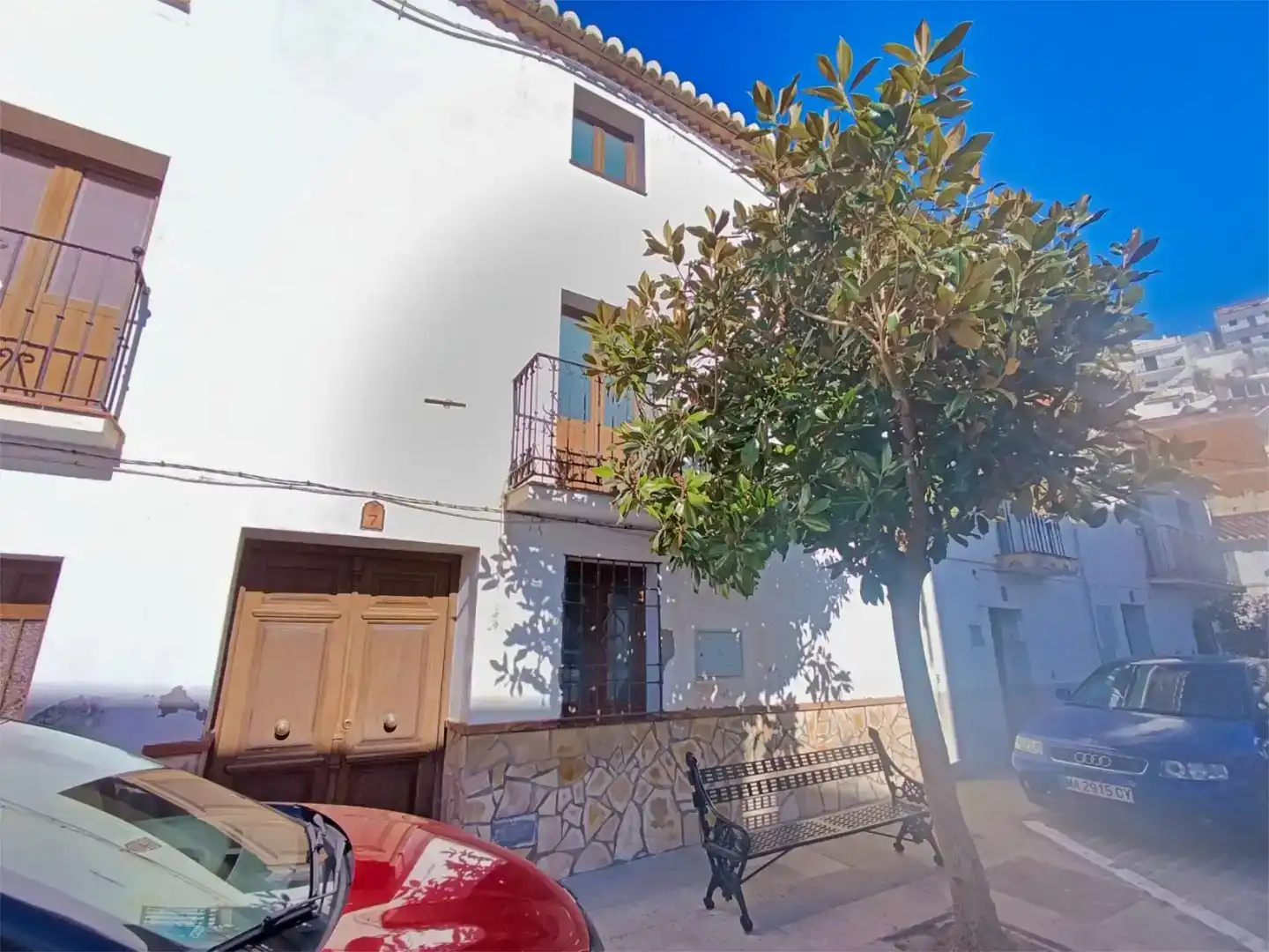 Vista exterior de Piso en venta en Canillas de Aceituno con Balcón