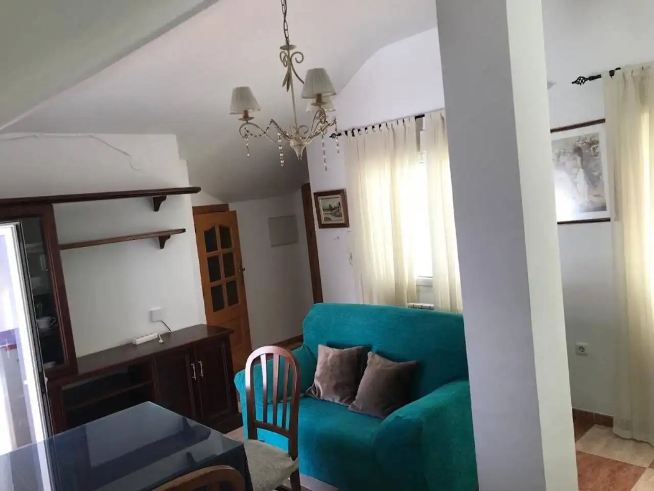 Sala de estar de Ático de alquiler en Baza con Aire acondicionado, Terraza y Amueblado