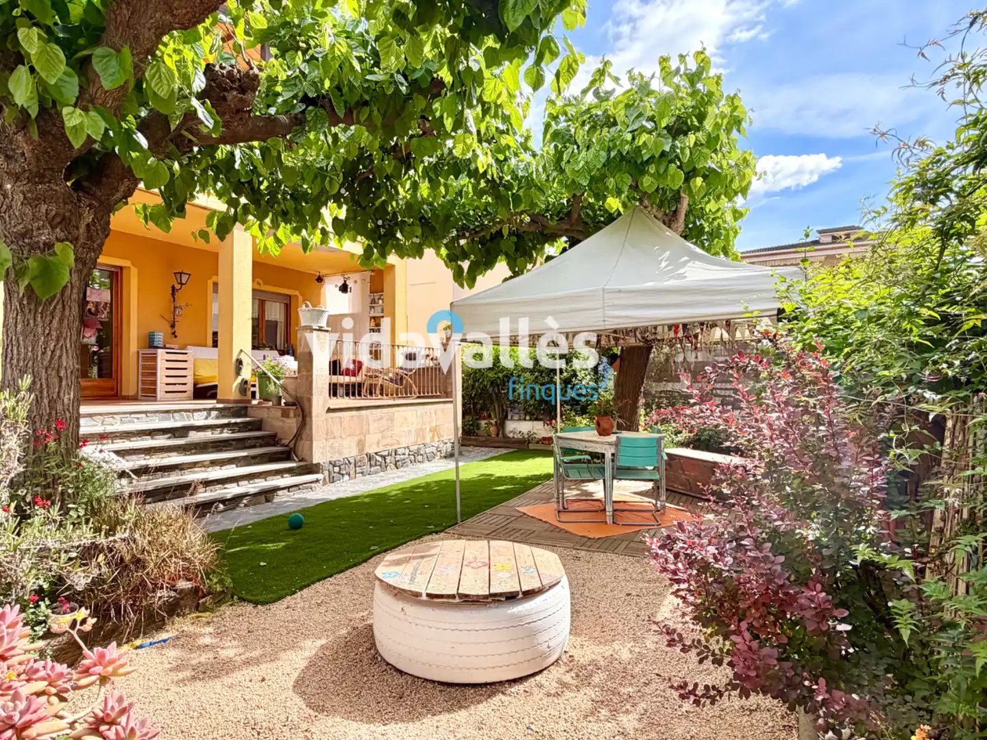 Garten von Haus oder Chalet zum Verkauf in Cardedeu mit Heizung, Privatgarten und Parkett