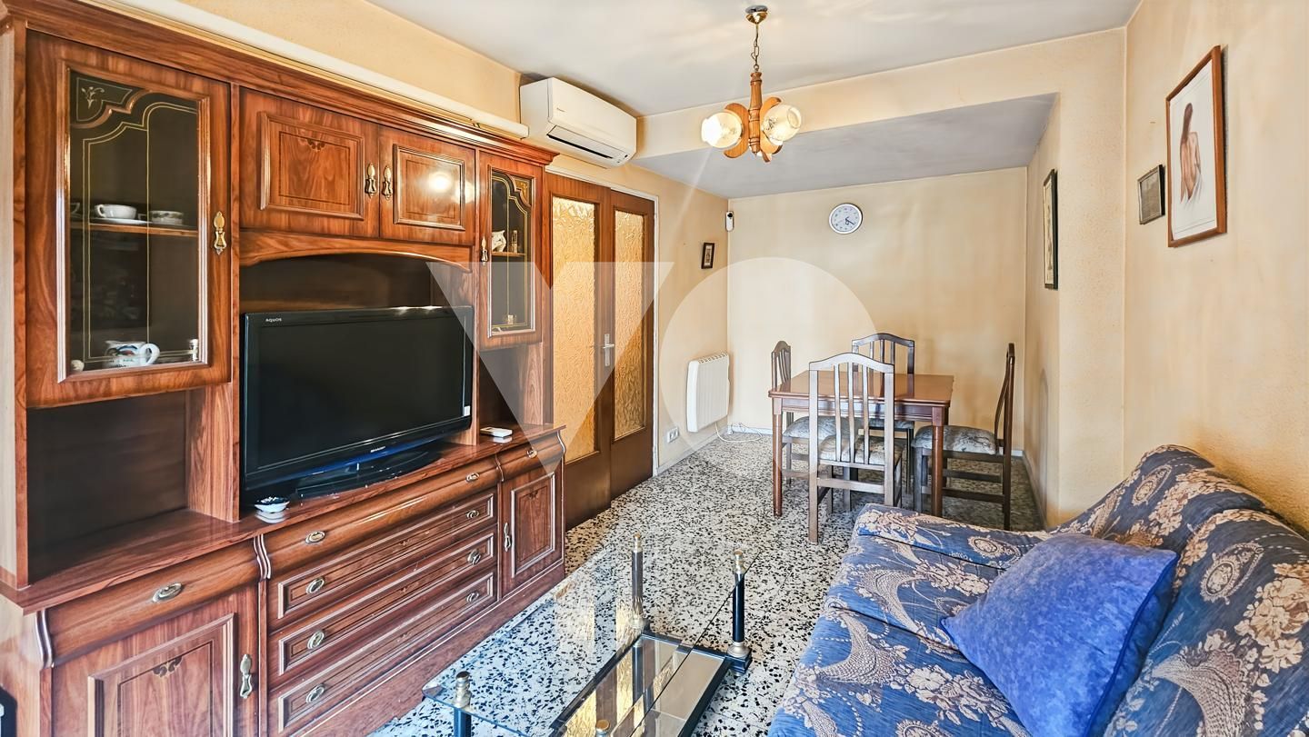 Sala de estar de Piso en venta en  Madrid Capital con Aire acondicionado, Calefacción y Terraza