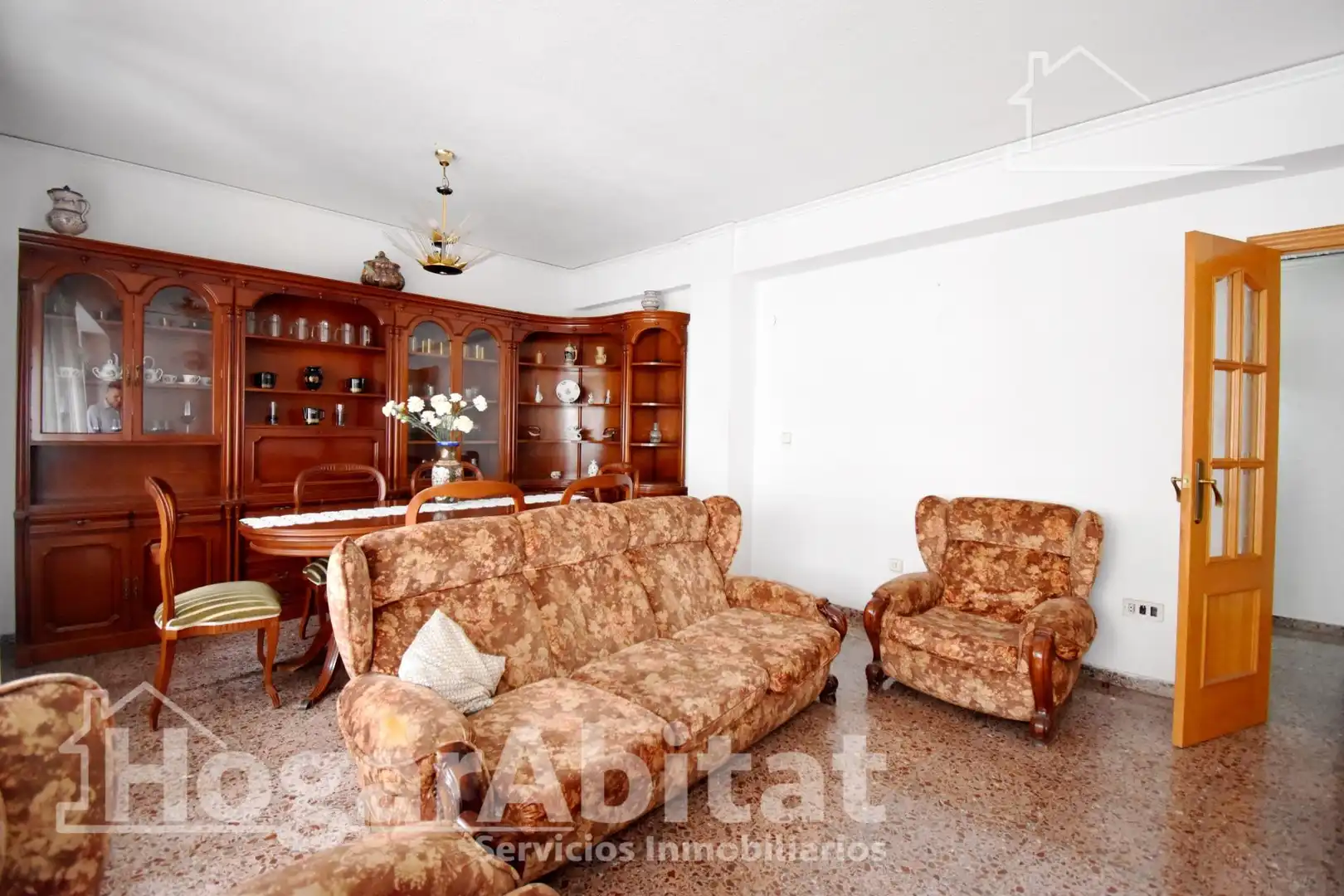 Sala de estar de Piso en venta en Gandia con Terraza y Amueblado