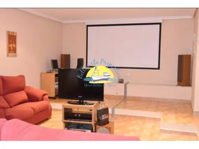 Sala de estar de Casa o chalet en venta en Mazarrón con Jardín privado, Terraza y Piscina