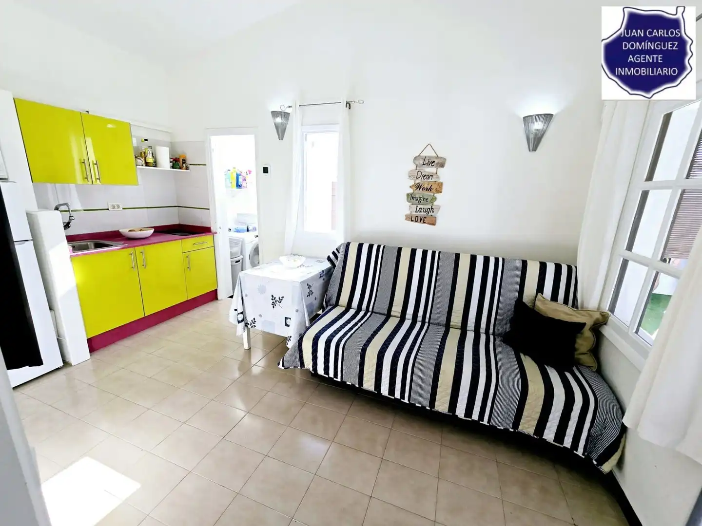 Wohnzimmer von Haus oder Chalet zur Miete in San Bartolomé de Tirajana mit Privatgarten, Terrasse und Möbliert