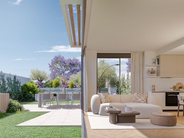 Baixos d'obra nova amb piscina en venda a Avenida Palma de Mallorca 42