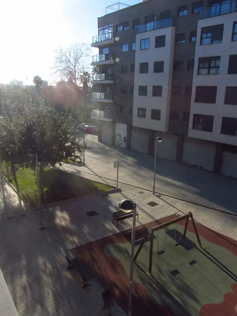 Exterior view of Flat for sale in Castellón de la Plana / Castelló de la Plana  with Air Conditioner, Storage room and Furnished