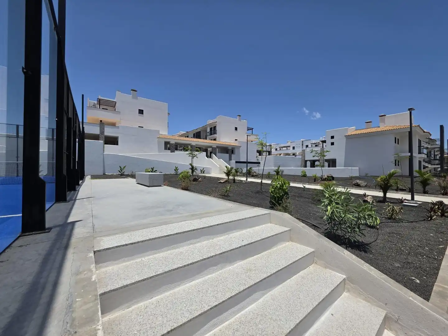 Exterior view of Ground floor for sale in La Oliva  with Private garden, Terrace and Community pool