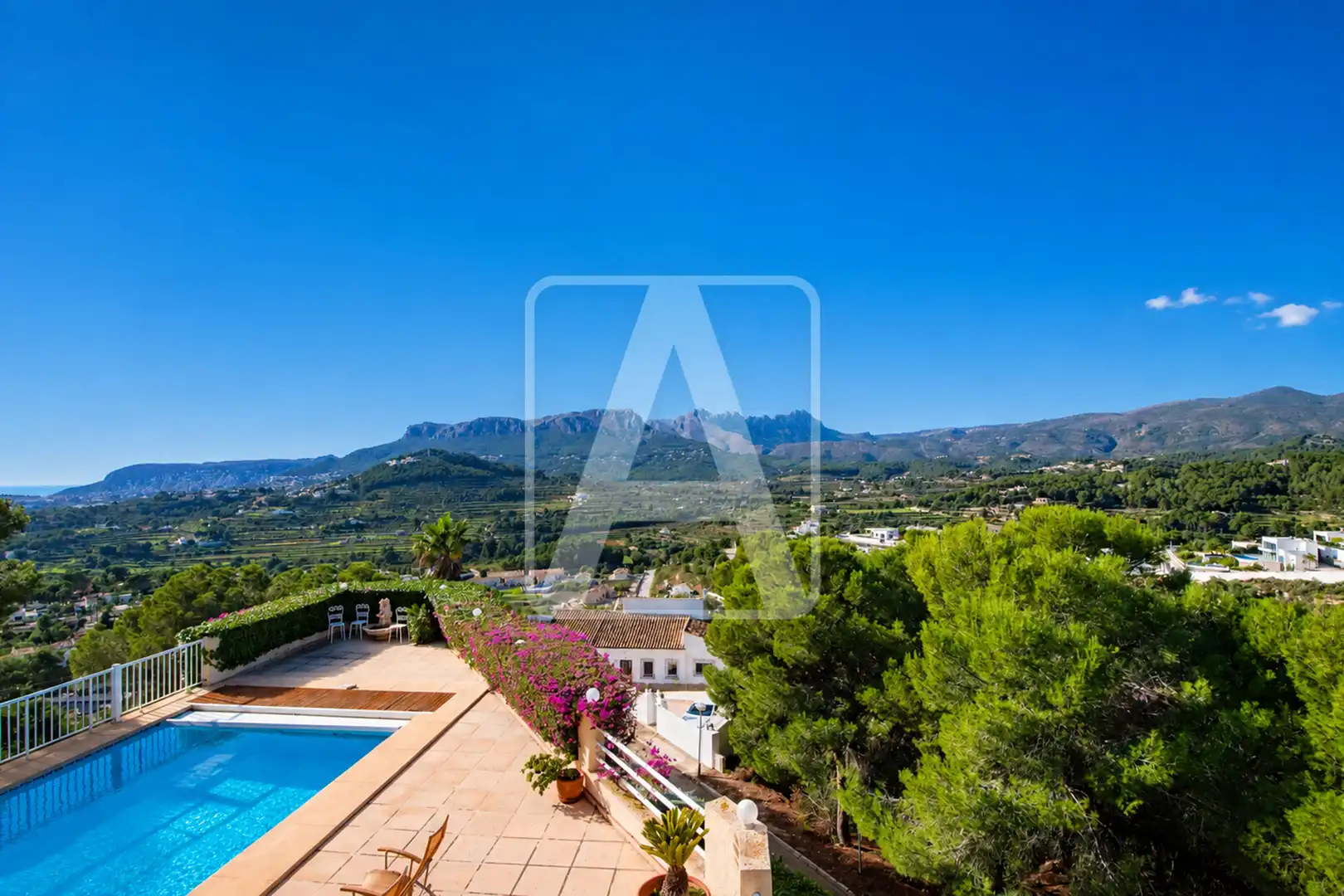 Exterior view of Houses for sale in Calpe / Calp  with Air Conditioner, Heating and Private garden