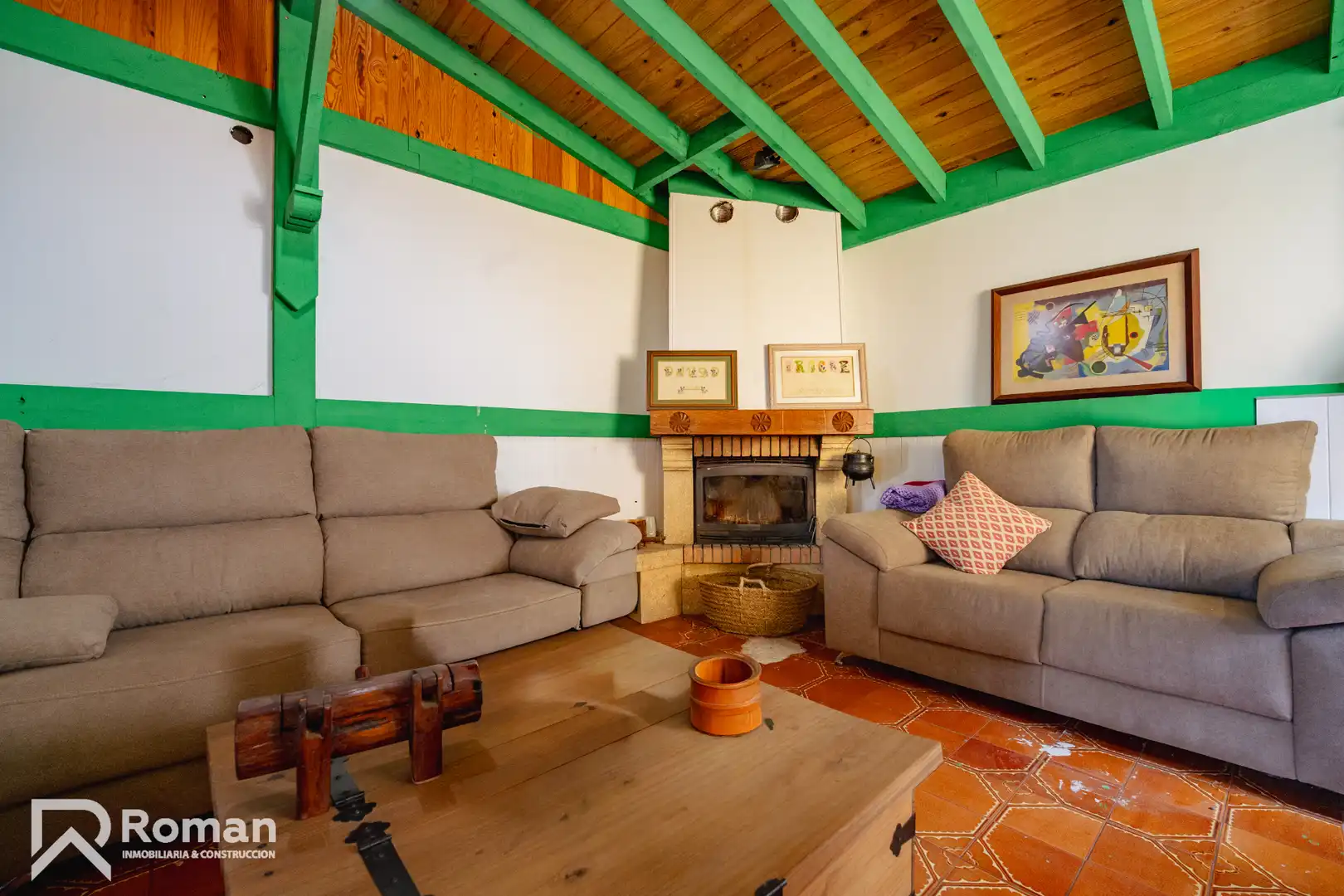 Living room of Houses for sale in Ezcabarte  with Furnished and Balcony
