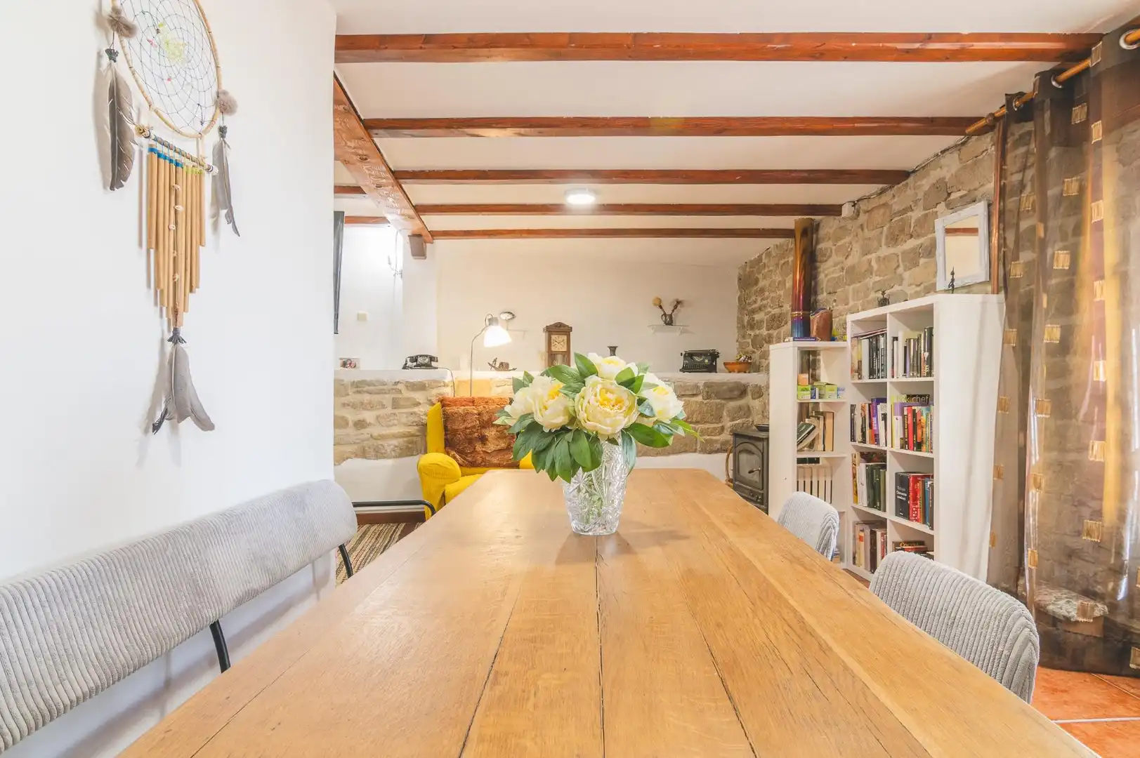 Comedor de Finca rústica en venta en Eslava con Jardín privado, Terraza y Trastero