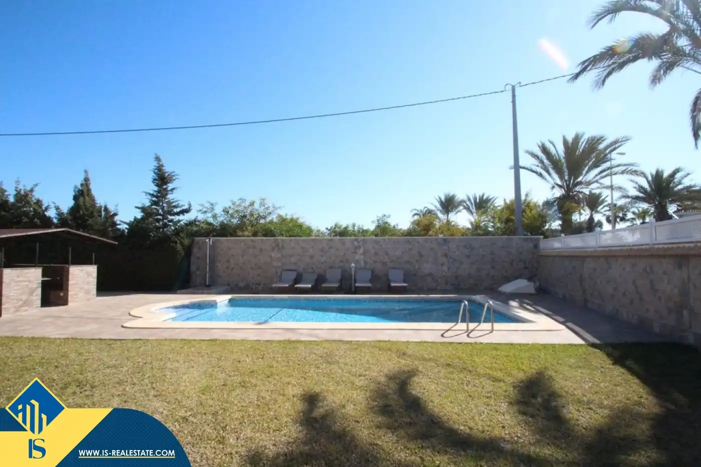 Piscina de Casa o chalet de alquiler en Orihuela con Aire acondicionado, Jardín privado y Terraza